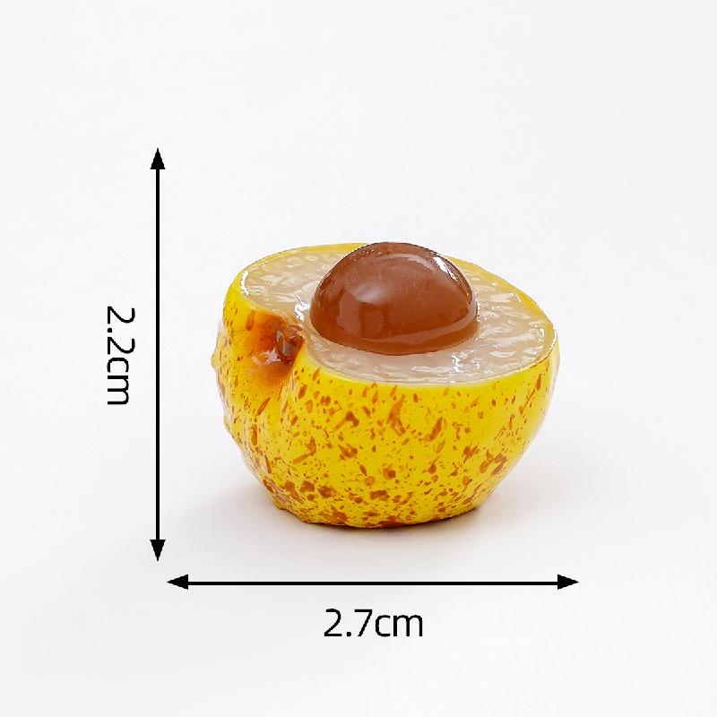 微景观创意夜光半切水果西瓜火龙果萌粒 DIY装饰品配件迷你小摆件
