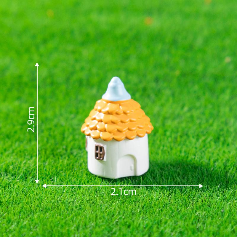 微景观创意欧式复古乡村小房子园艺造景 DIY装饰品配件迷你小摆件