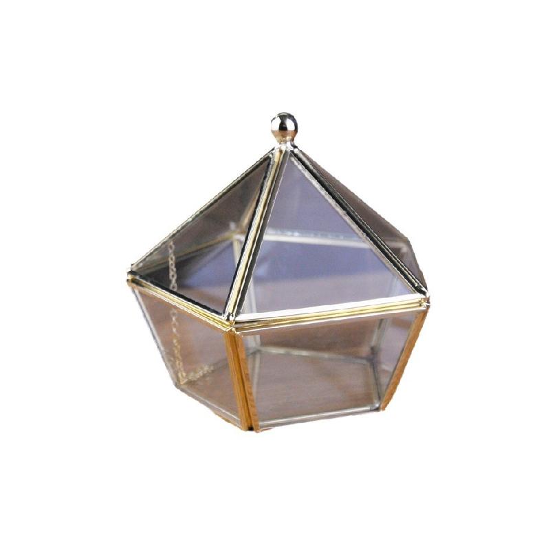 DG-147 Hộp trang sức kính điện hóa, ngọc bích hủy bỏ, hộp yêu cầu cưới, nhẫn cưới và hộp hoa bền vĩnh viễn