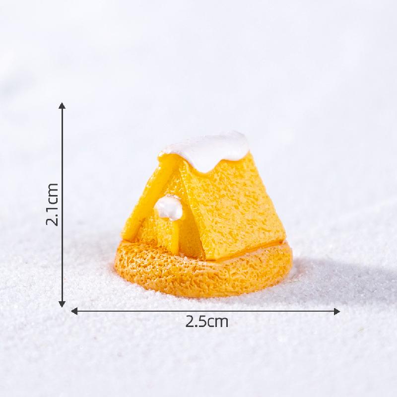 微景观创意圣诞甜品圣诞节食玩造景 DIY装饰品配件迷你树脂小摆件