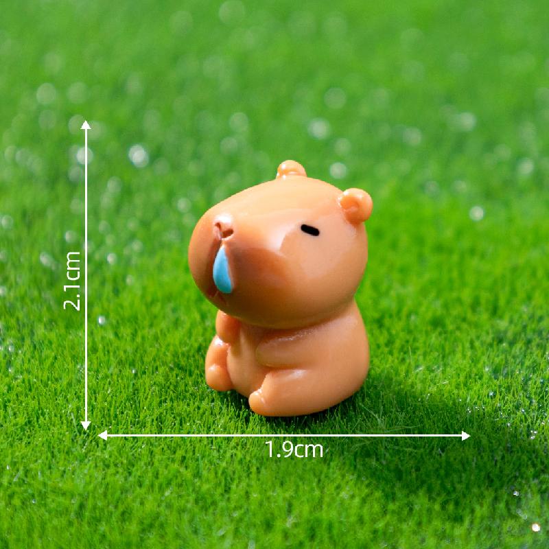 微景观创意可爱卡皮巴拉园艺造景 DIY装饰品挂配件迷你桌面小摆件