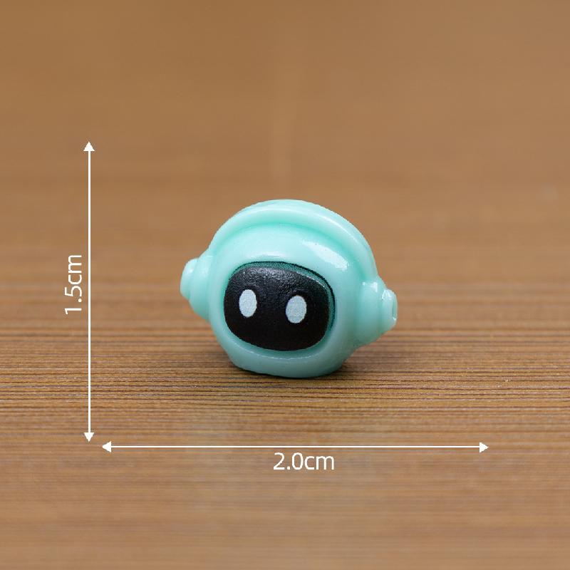 跨境新品微景观创意迷你小机器人萌粒公仔 DIY装饰配件树脂小摆件