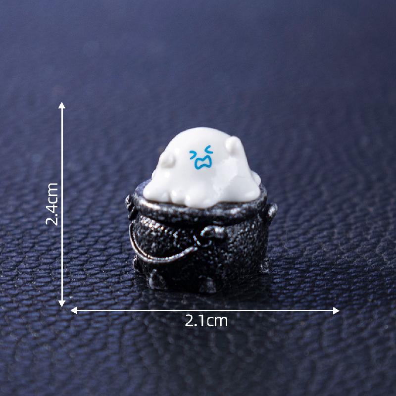 跨境外贸微景观创意女巫坩埚万圣节造景 DIY装饰品配件迷你小摆件