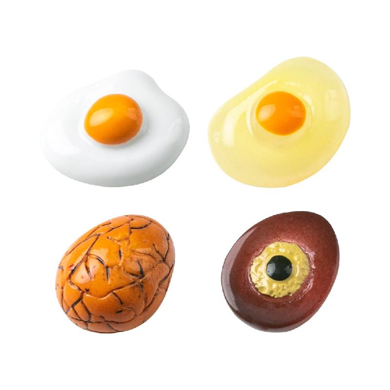 微景观创意仿真鸡蛋茶叶蛋皮蛋食玩 DIY装饰品配件迷你微缩小摆件