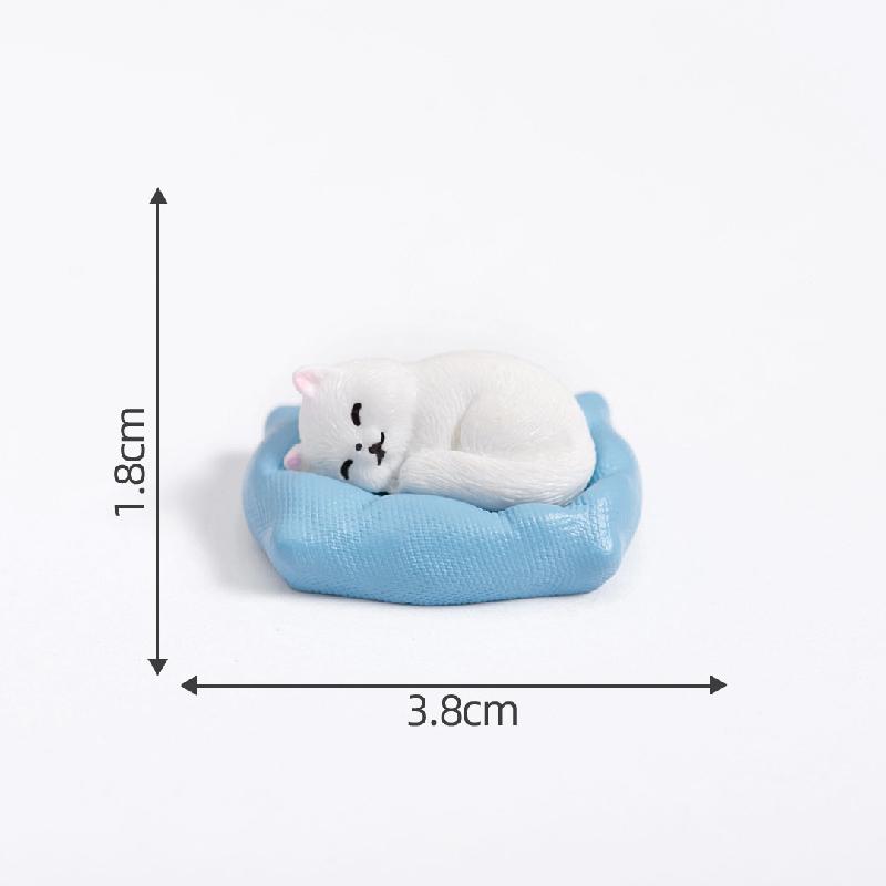 微景观创意可爱小狗睡觉小动物 DIY装饰品配件迷你车载桌面小摆件