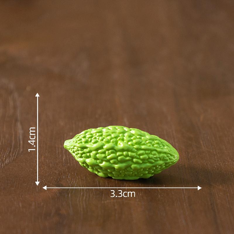 微景观创意仿真南瓜青椒小蔬菜食玩 diy装饰品发夹配件迷你小摆件