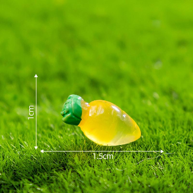 Thỏ phát sáng và cà rốt mini trang trí xe và bàn (ZC-711)