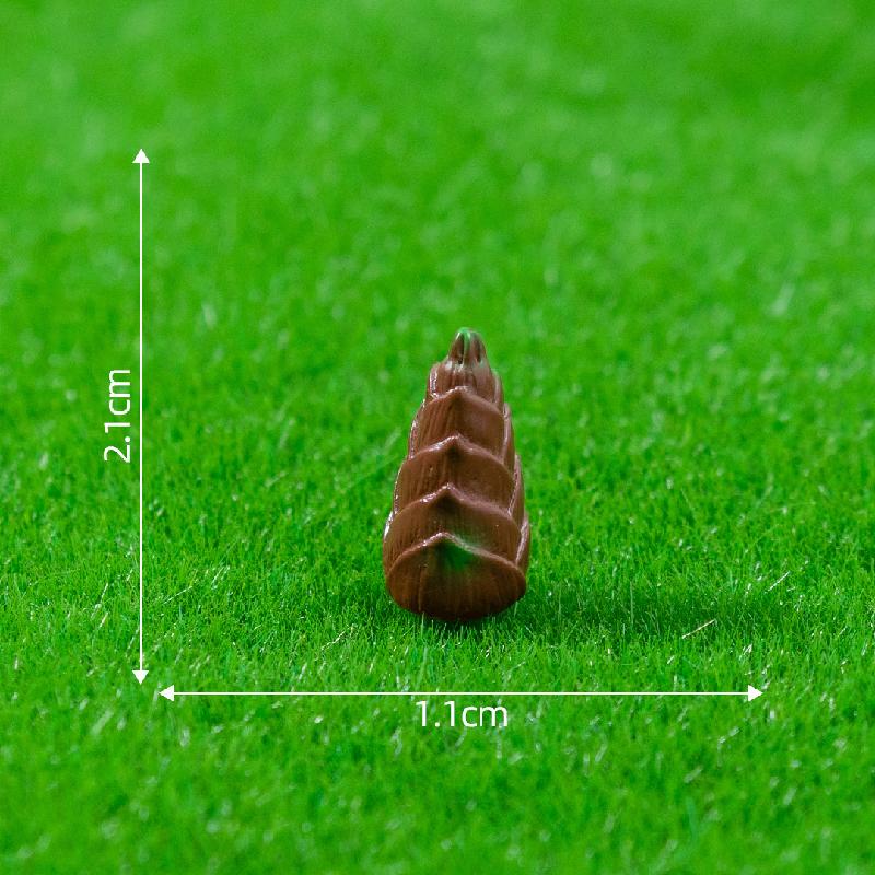 Tiểu cảnh gấu trúc dễ thương, trang trí tre và măng mini (ZC-59)