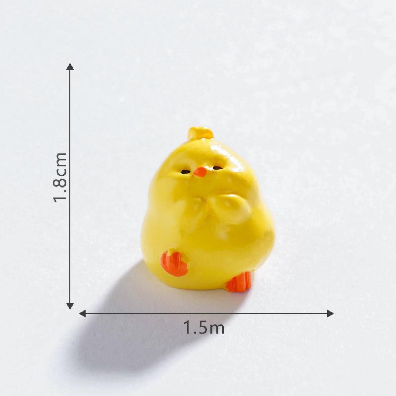 苔藓微景观创意小鸡仔萌粒园艺造景 DIY装饰品配件迷你桌面小摆件