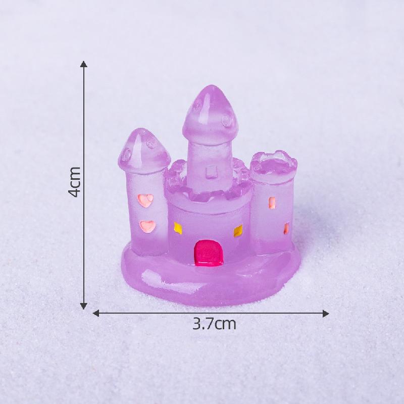 微景观创意梦幻星星月亮城堡蛋糕烘焙 DIY装饰配件迷你桌面小摆件
