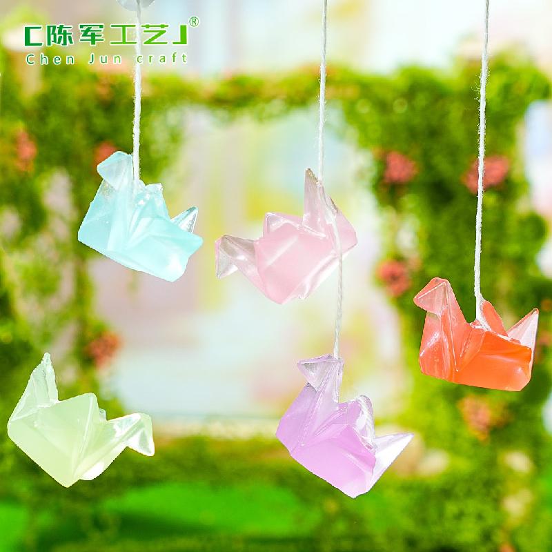 微景观创意可爱夜光千纸鹤盲袋 DIY装饰品配件迷你桌面手工小摆件