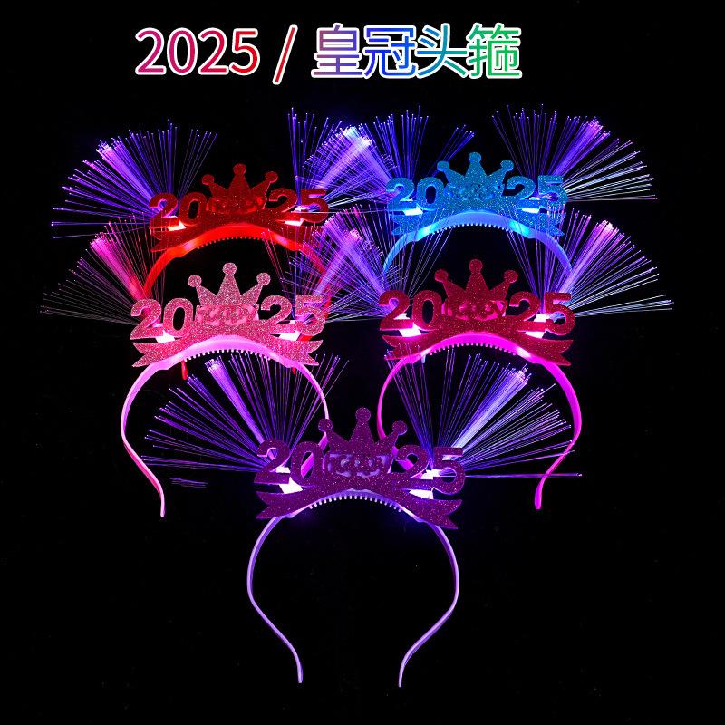 Kẹp tóc phát sáng mới 2025 - đầu băng ánh sáng cho lễ hội, buổi biểu diễn, và tiệc trẻ em. Lý tưởng cho sự kiện đếm ngược và bán sỉ.