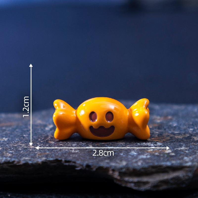 跨境外贸微景观创意南瓜骷髅糖果萌粒 DIY装饰配件迷你桌面小摆件