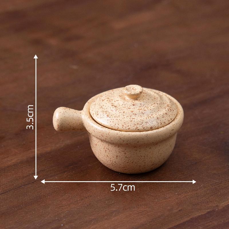 微景观创意仿真砂锅碗模型娃屋食玩 DIY装饰品配件迷你桌面小摆件