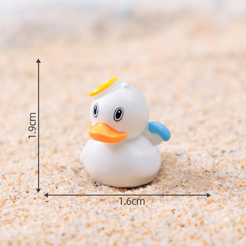 跨境新品复活节天使小鸭萌粒公仔 DIY装饰品挂配件车载桌面小摆件