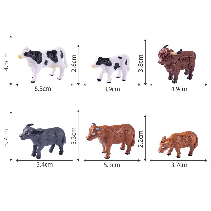 微景观创意写实牛园艺造景DIY装饰品配件迷你小摆件