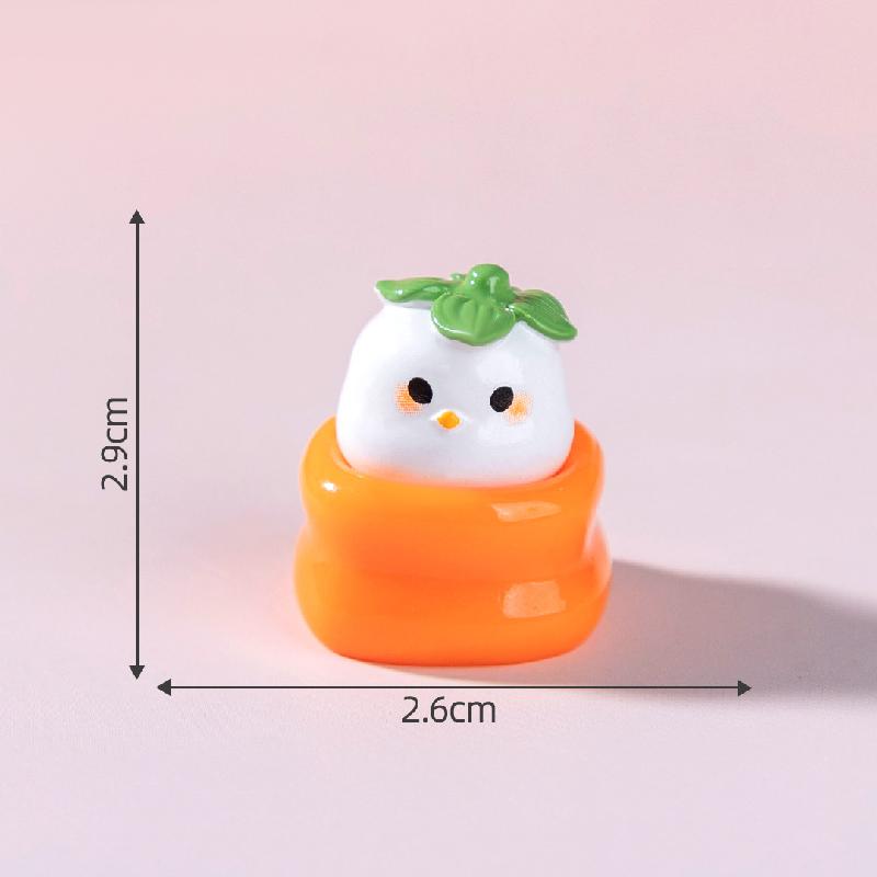 微景观创意可爱水果啾山竹香蕉萌粒食玩 DIY装饰品配件迷你小摆件