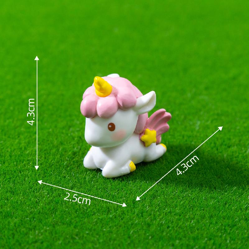 Tiểu cảnh ngôi sao và kỳ lân, trang trí quả cầu DIY mini (ZC-293)