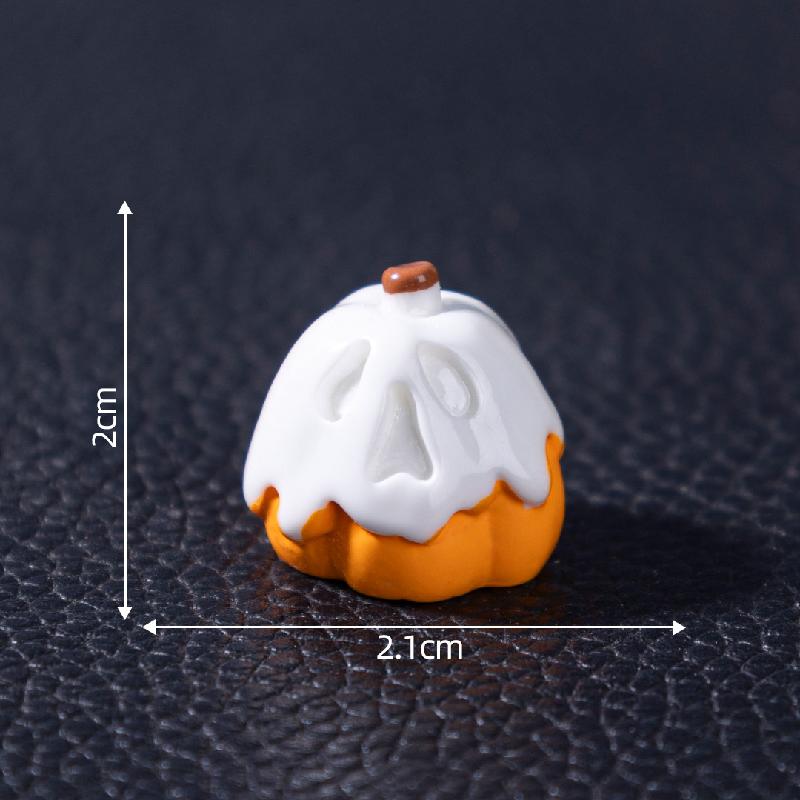 跨境外贸微景观创意万圣节幽灵南瓜萌粒 DIY装饰品配件迷你小摆件
