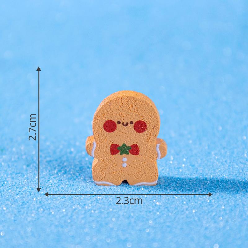 跨境新品微景观创意雪人麋鹿圣诞节 DIY装饰品配件迷你树脂小摆件