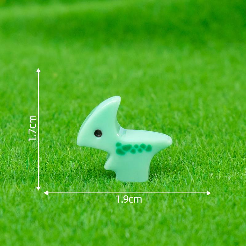 微景观创意仿真木雕小动物萌粒公仔 DIY装饰品配件迷你树脂小摆件